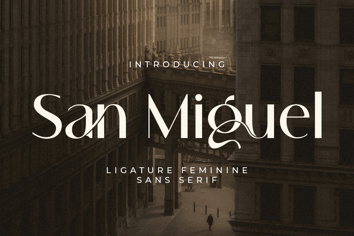 Schriftart San Miguel