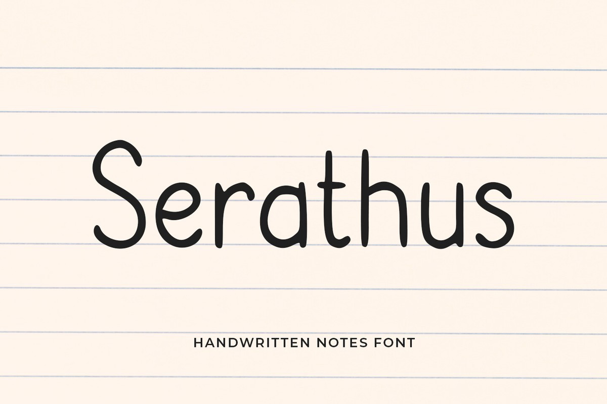 Schriftart Serathus