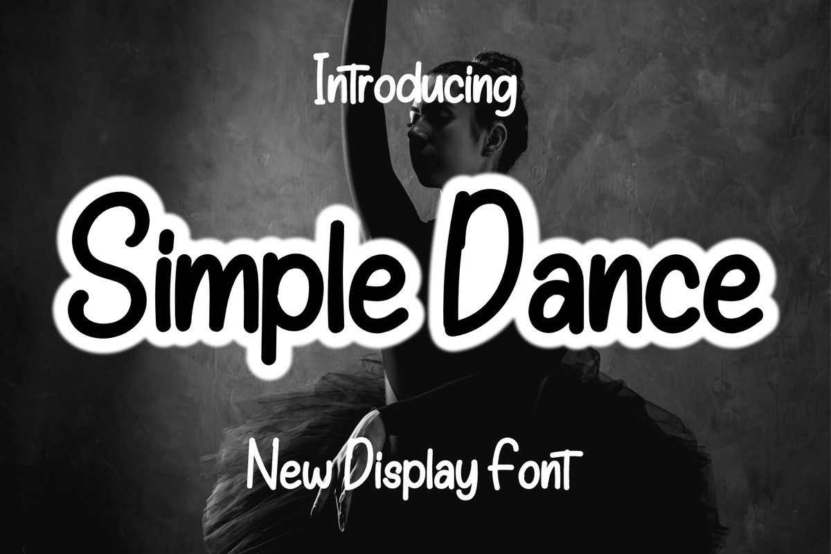 Schriftart Simple Dance