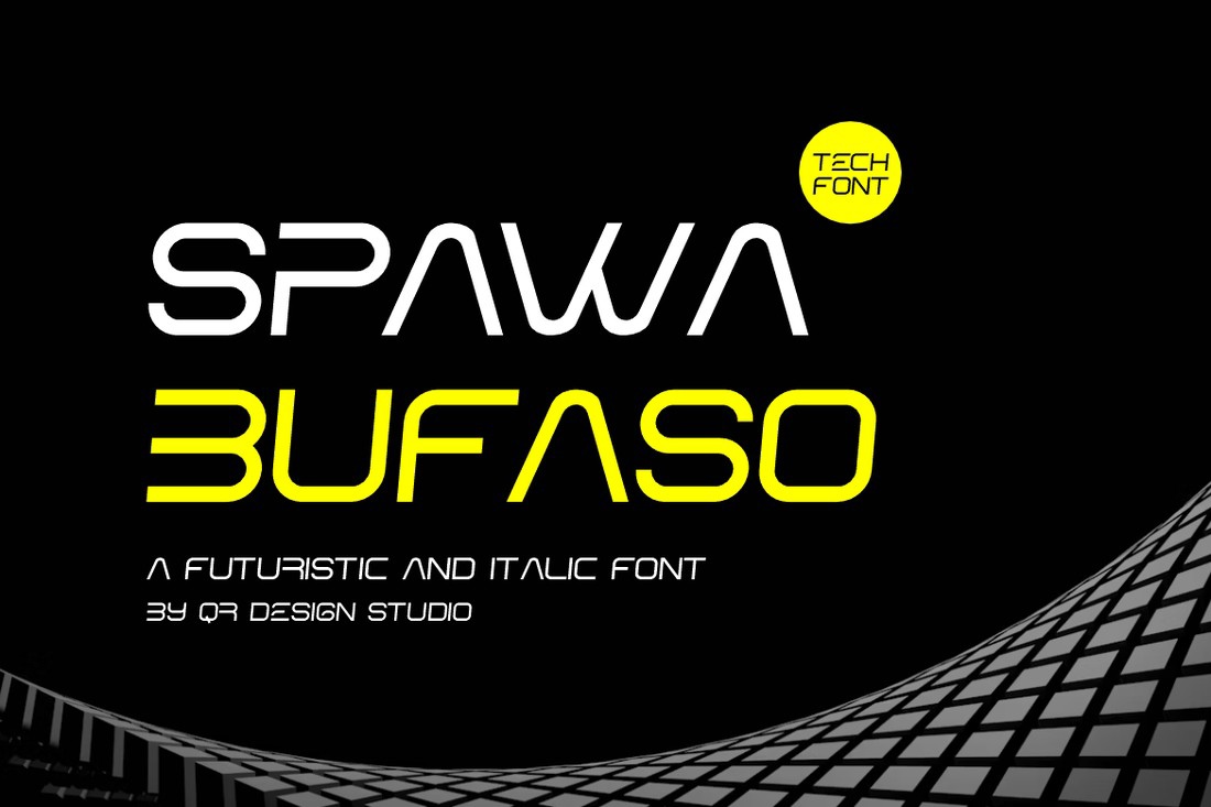 Schriftart Spawa Bufaso