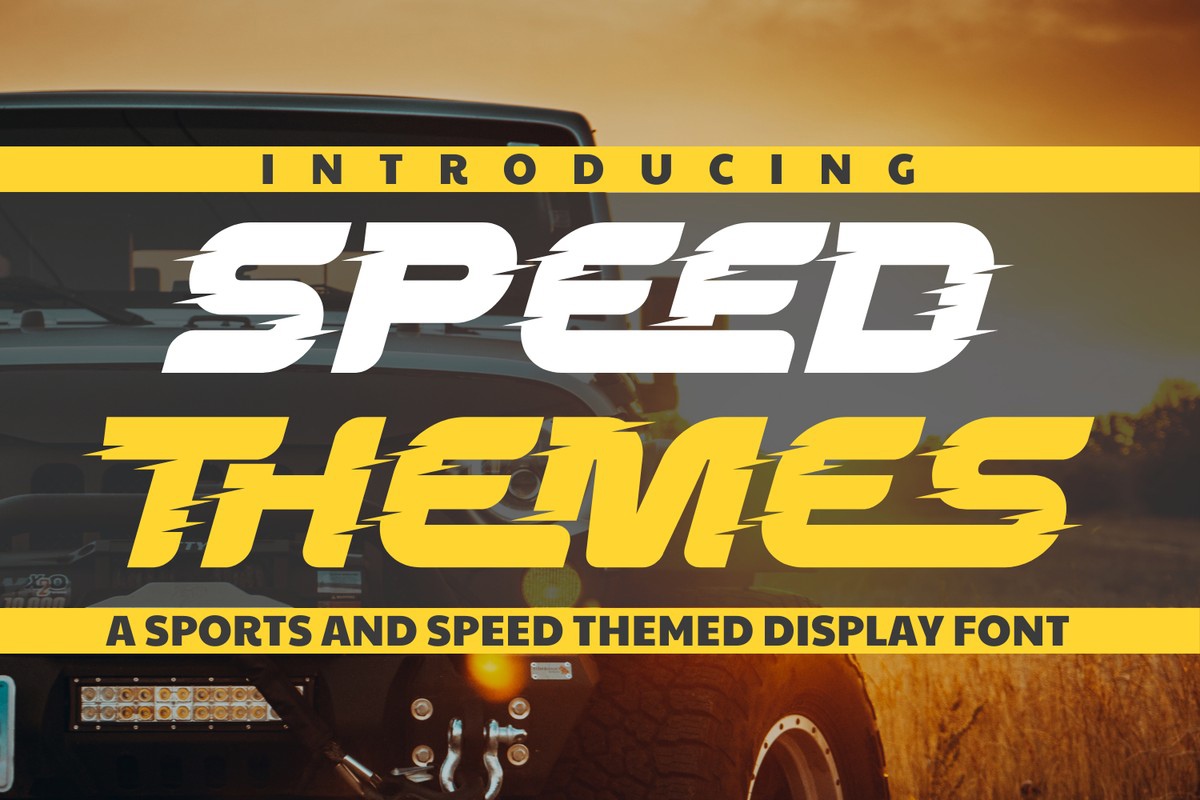 Schriftart Speed Themes