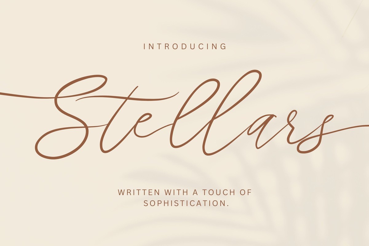 Schriftart Stellars