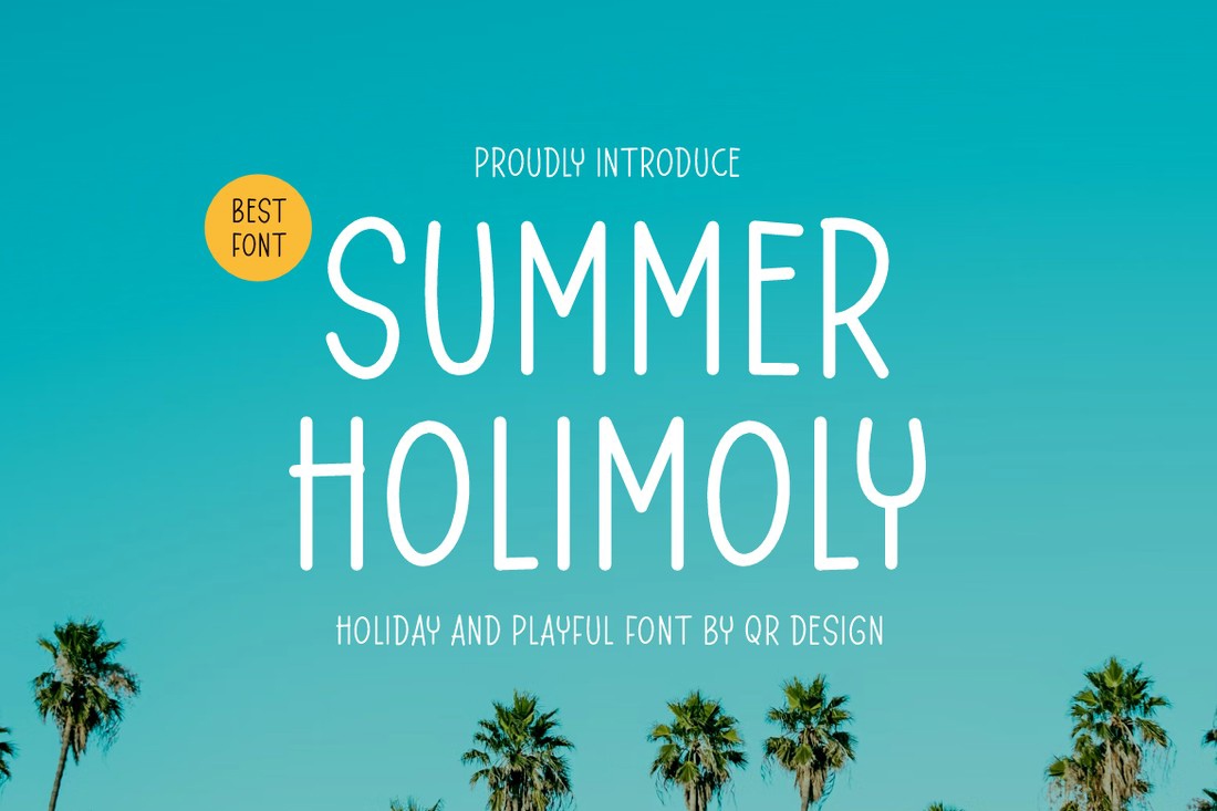 Schriftart Summer Holimoly