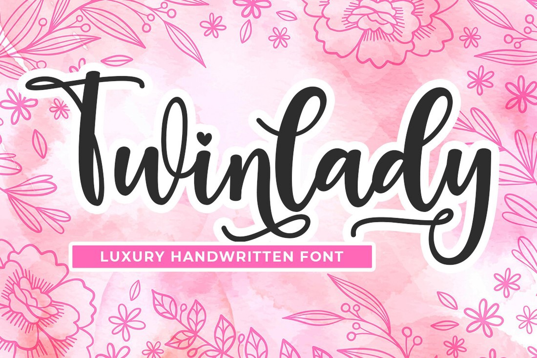 Schriftart Twinlady