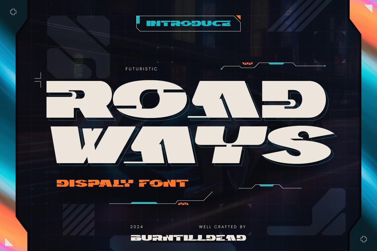 Schriftart Roadways