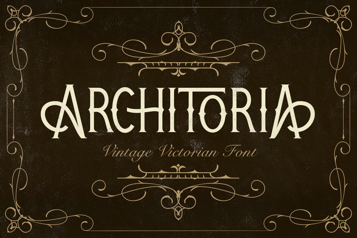 Schriftart Architoria