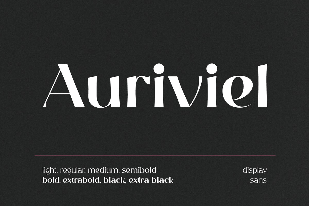 Schriftart Auriviel