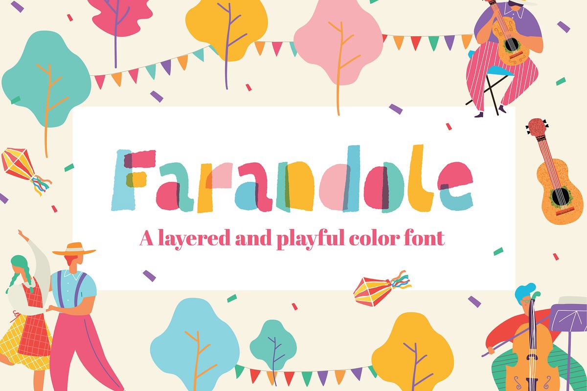 Schriftart Farandole