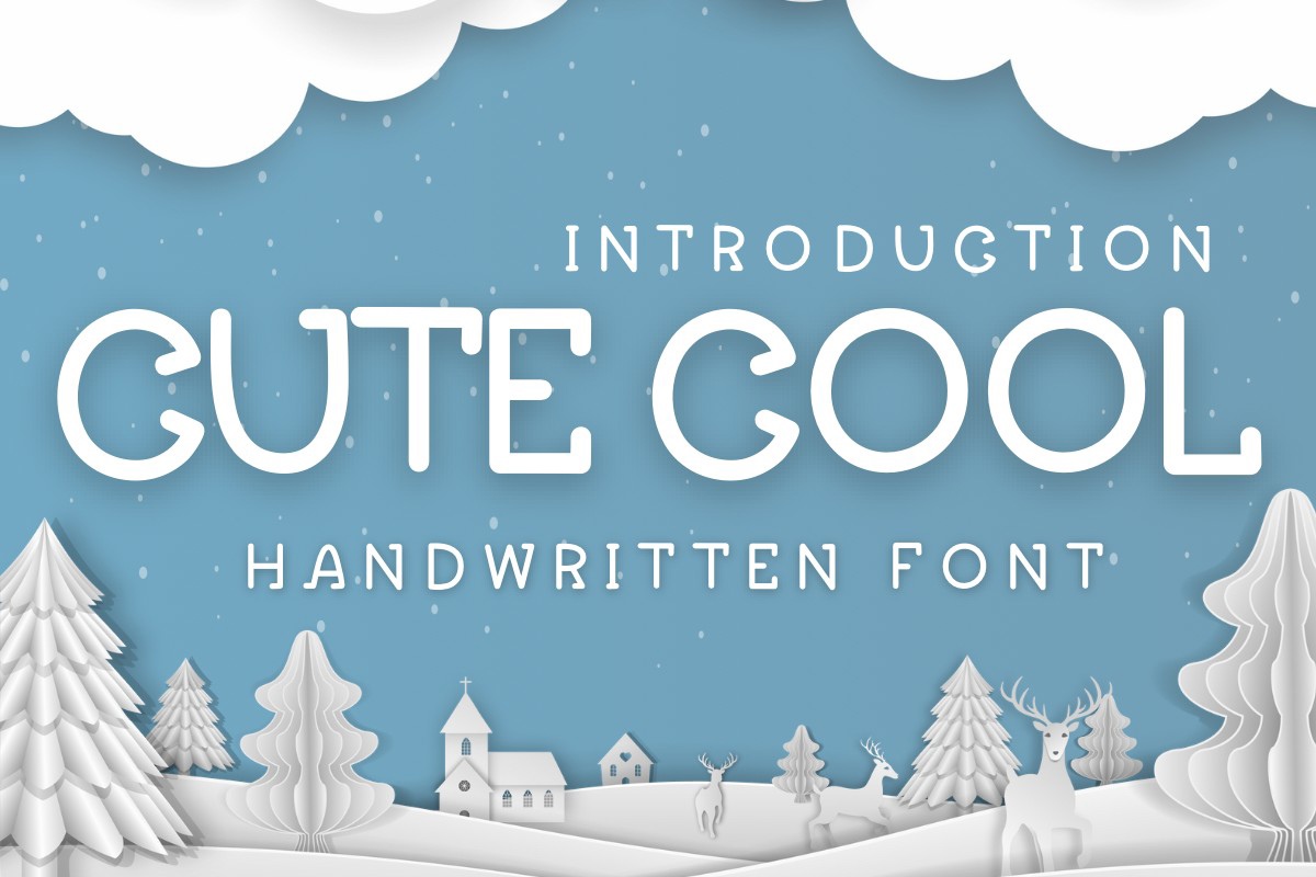 Schriftart Cute Cool