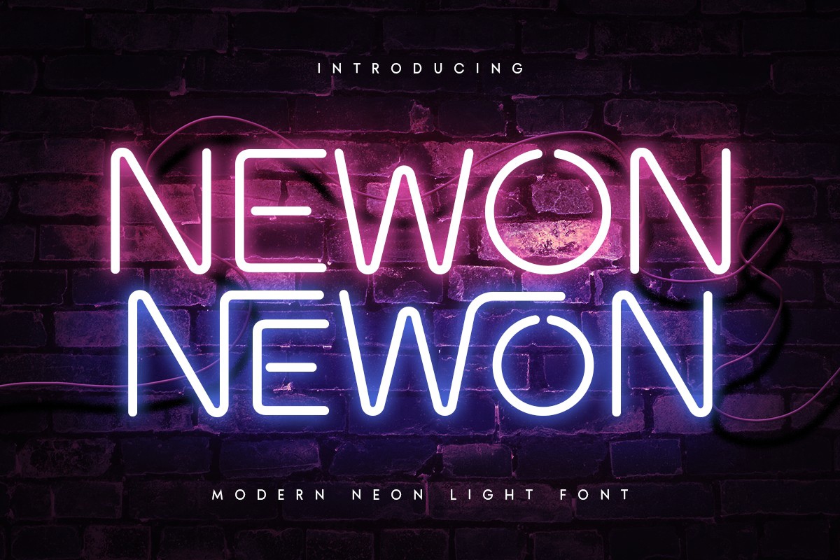 Schriftart Newon