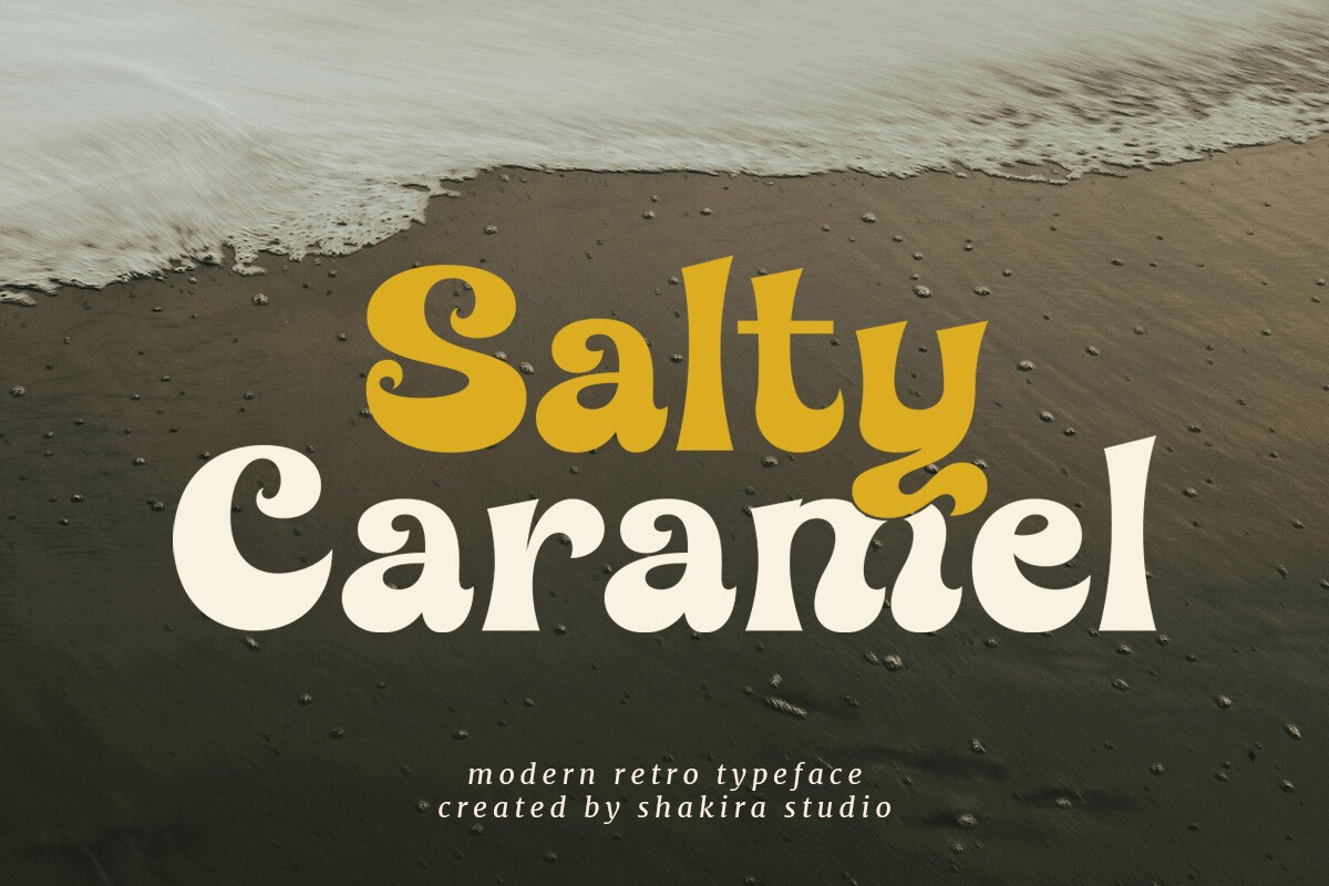 Schriftart Salty Caramel