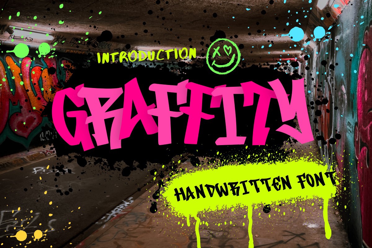 Schriftart Graffity