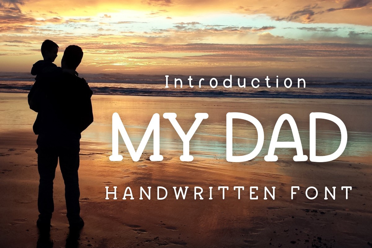 Schriftart My Dad