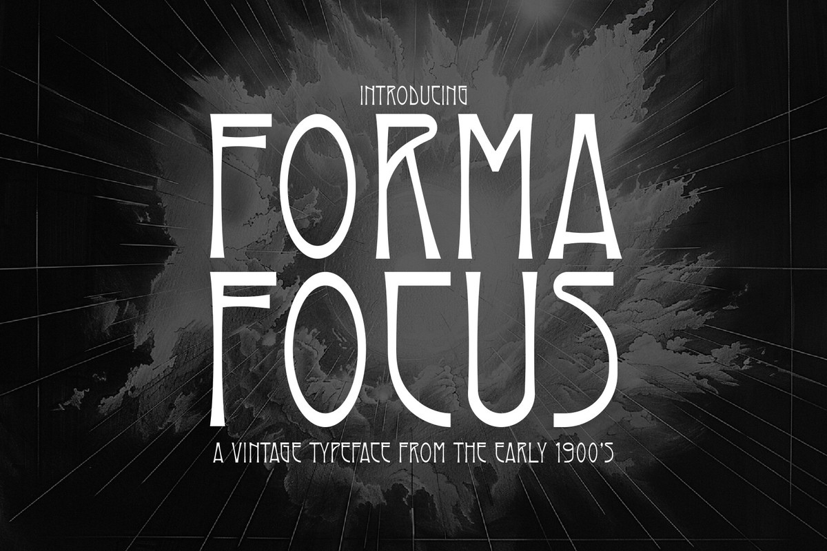 Schriftart Forma Focus