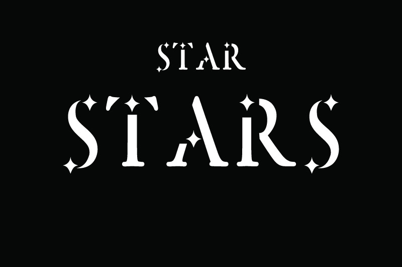 Schriftart Star Stars