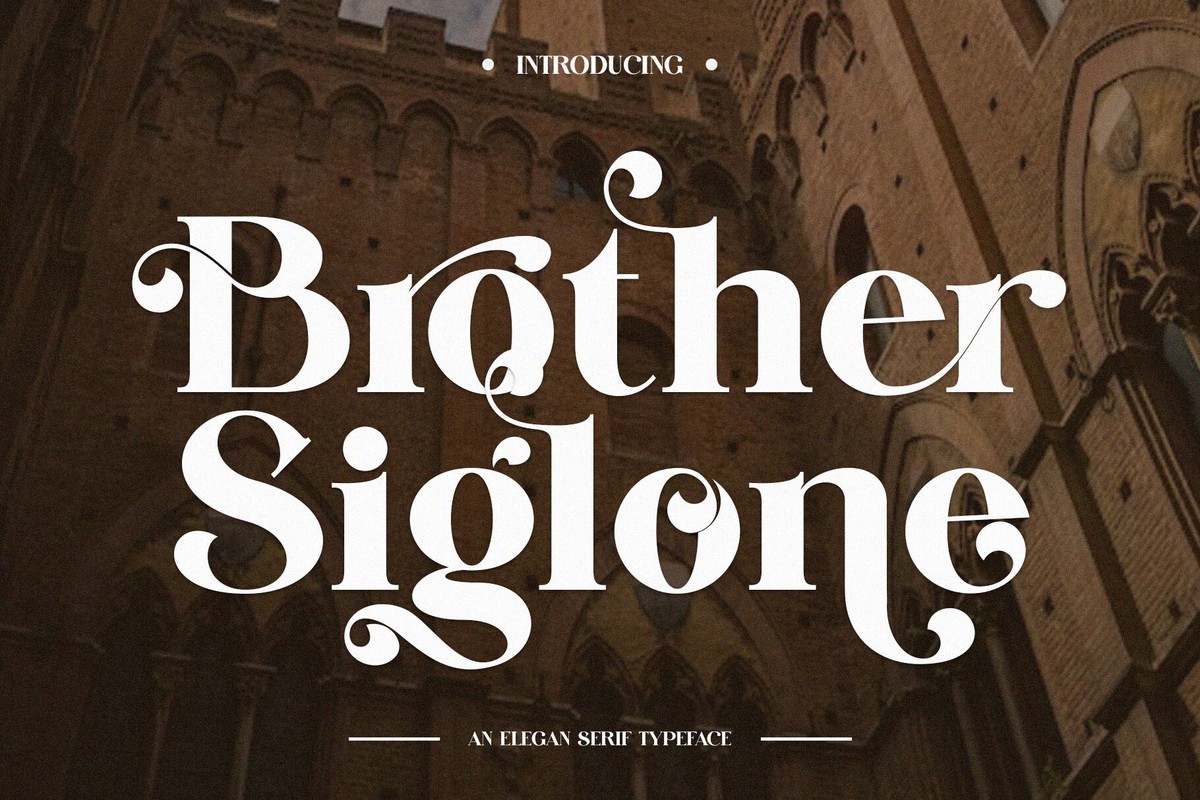 Schriftart Brother Siglone