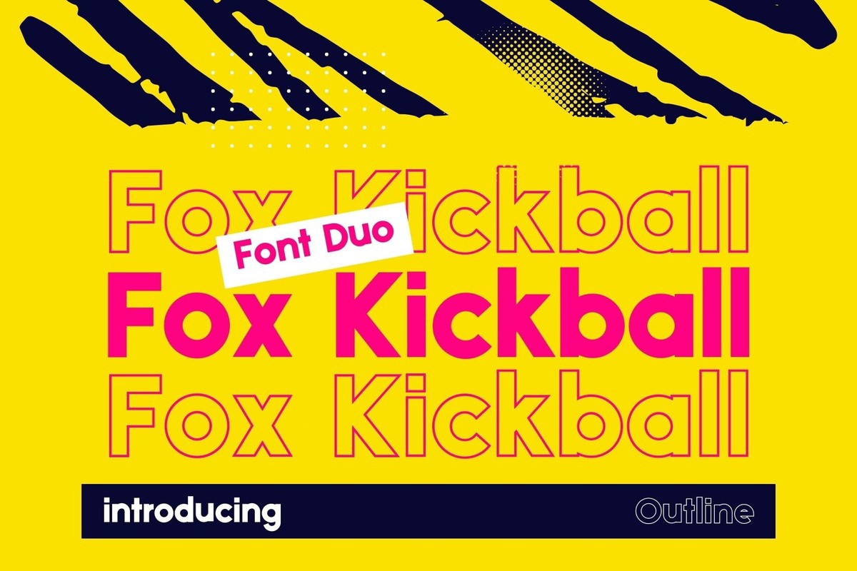 Schriftart Fox Kickball