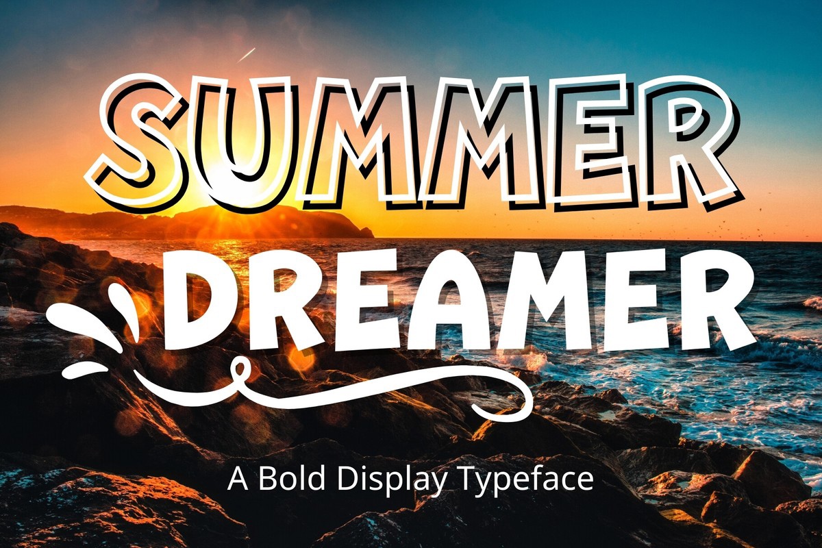 Schriftart Summer Dreamer