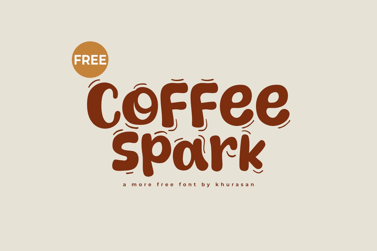 Schriftart Coffee Spark