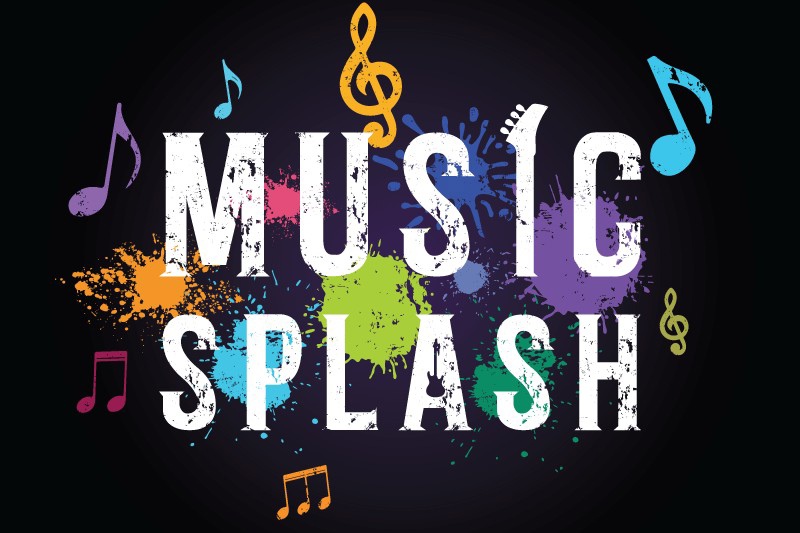 Schriftart Music Splash