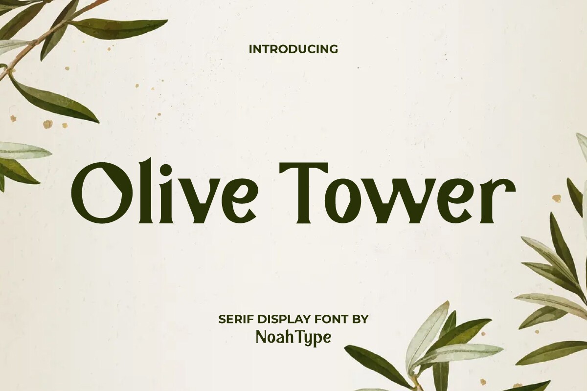 Schriftart Olive Tower