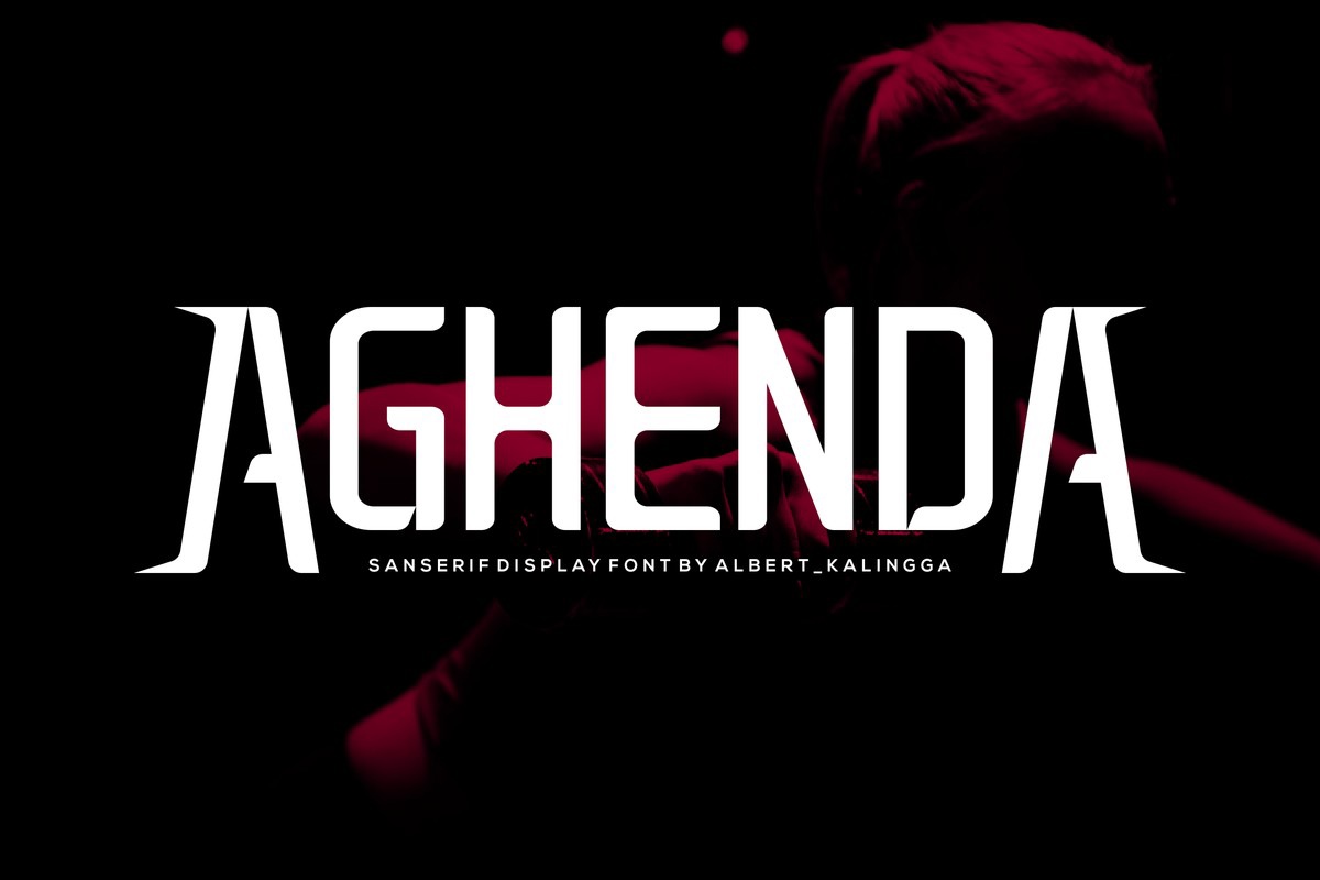 Schriftart Aghenda