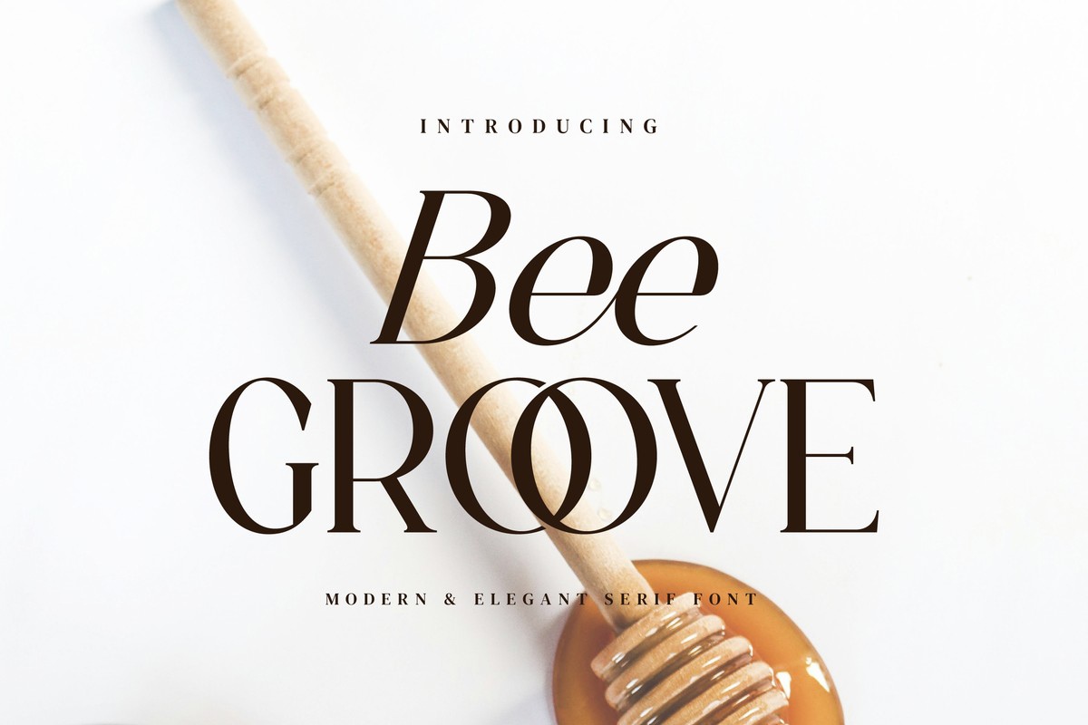 Schriftart Bee Groove