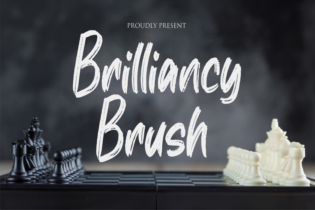 Schriftart Brilliancy Brush