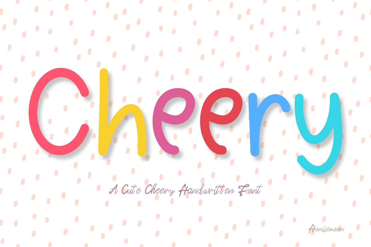 Schriftart Cheery