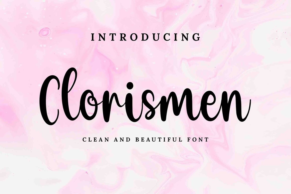 Schriftart Clorismen