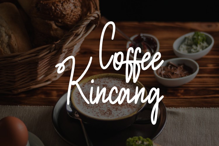 Schriftart Coffee Kincang