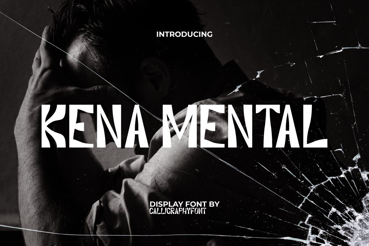 Schriftart Kena Mental