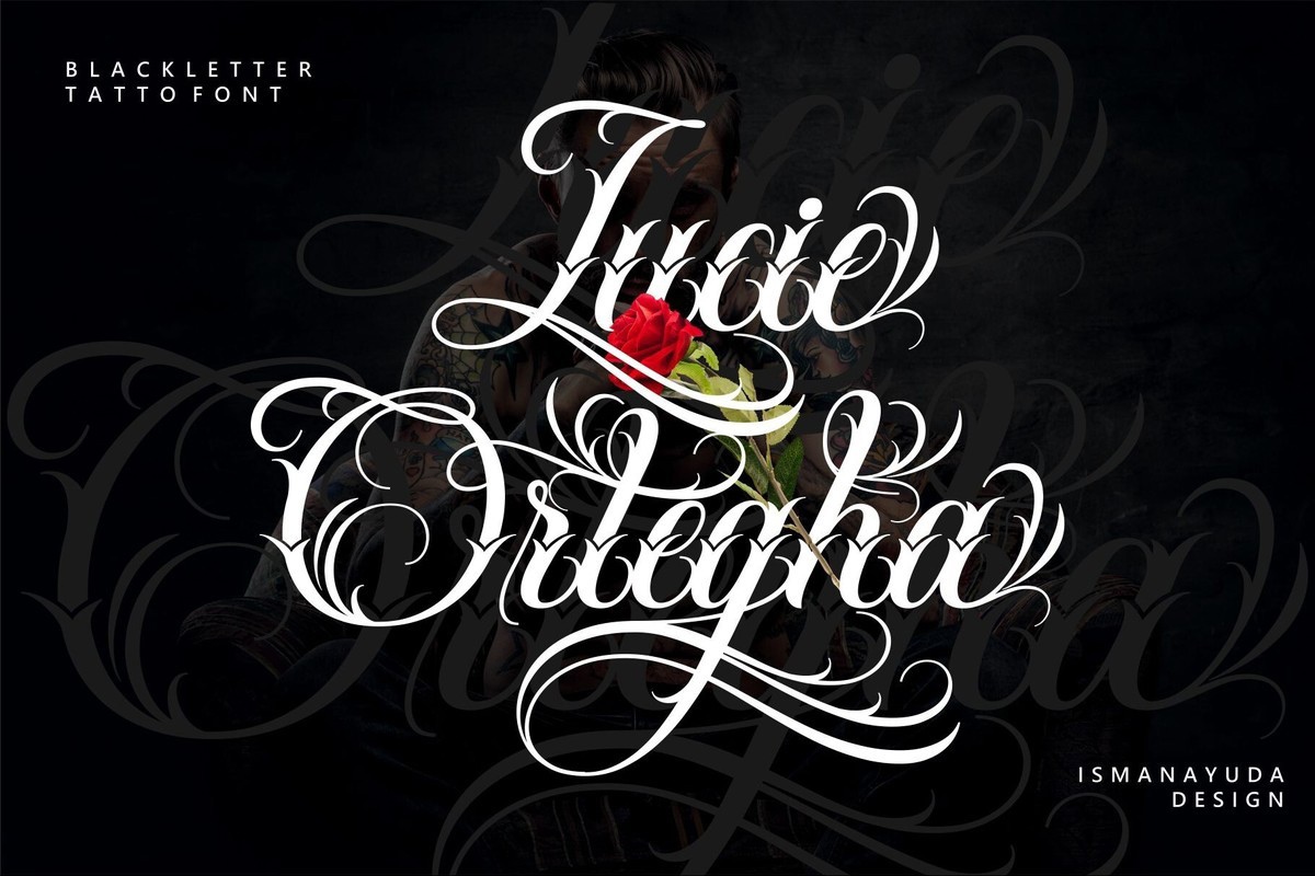 Schriftart Lucie Ortegha