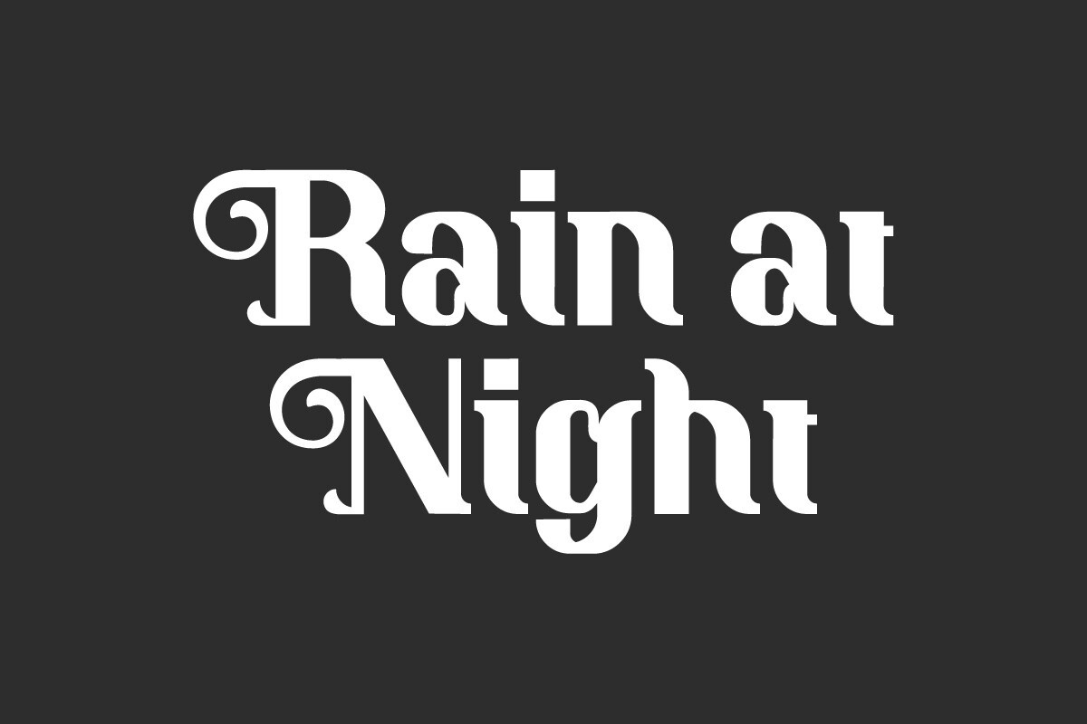 Rain at Night