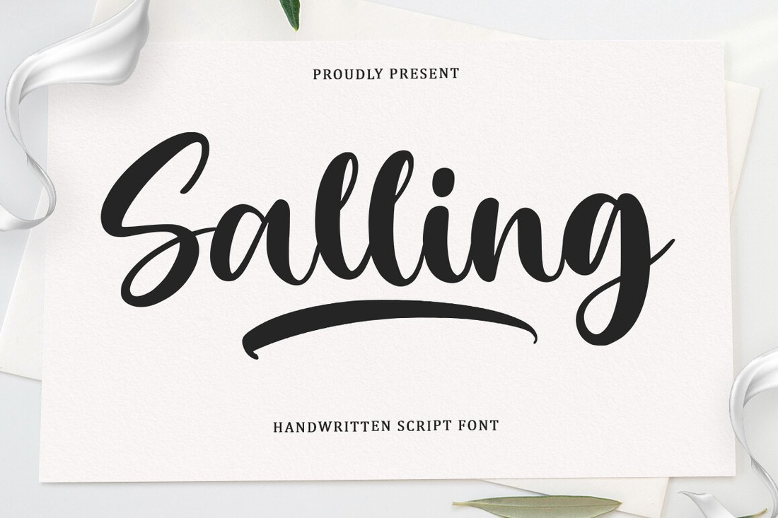 Schriftart Salling Script