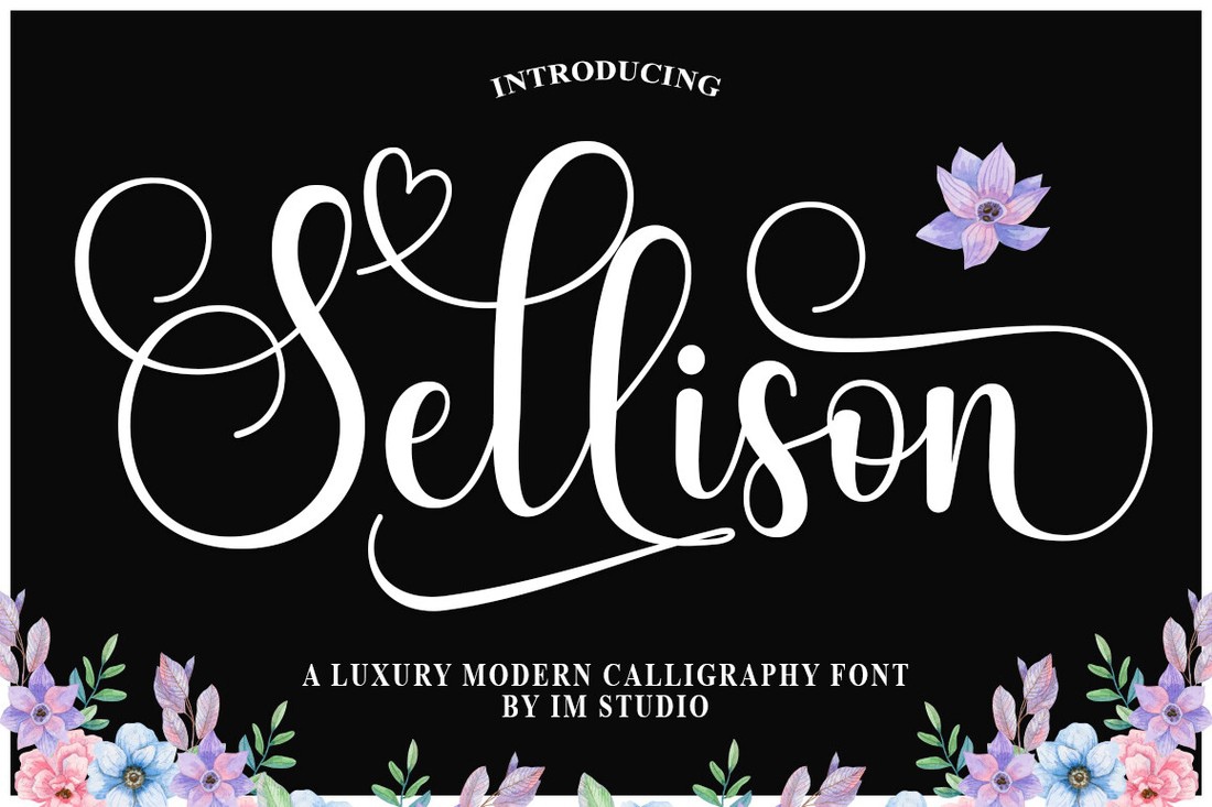 Schriftart Sellison