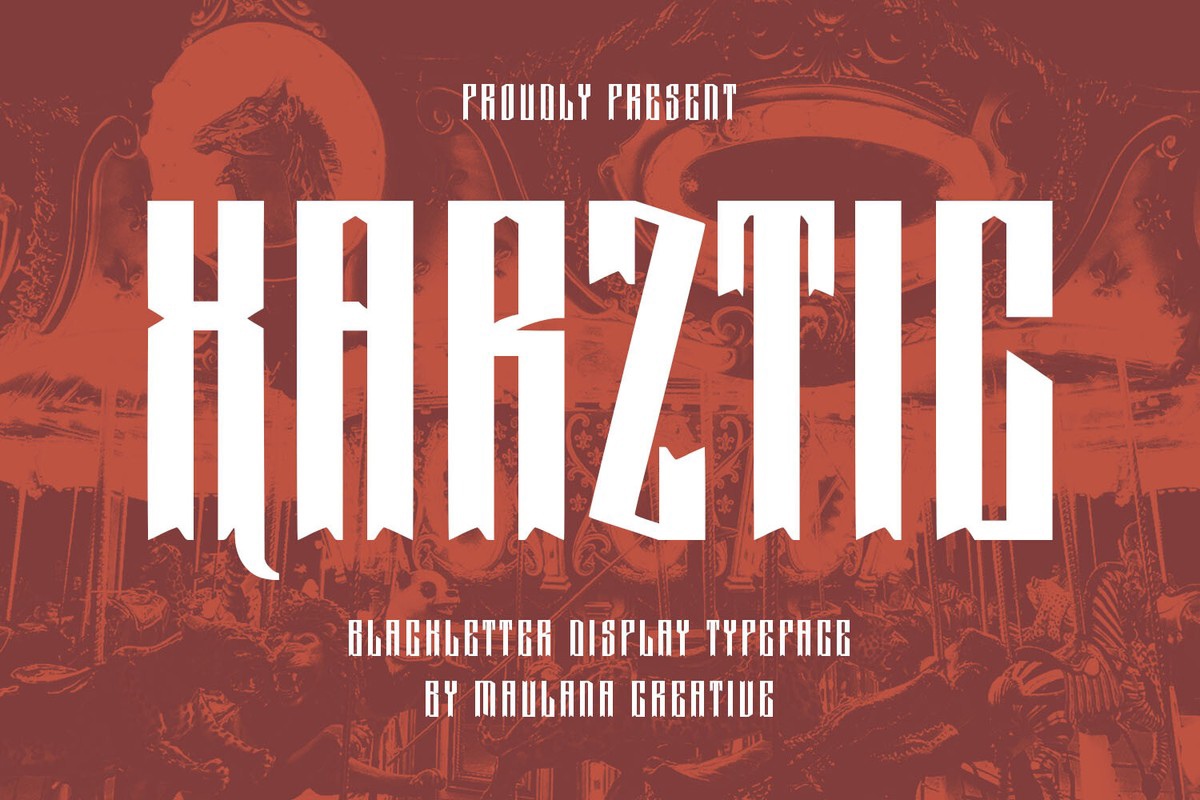 Schriftart Xarztic