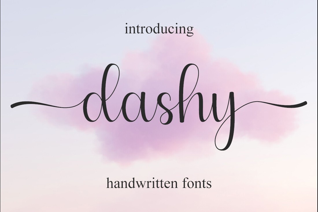 Schriftart Dashy