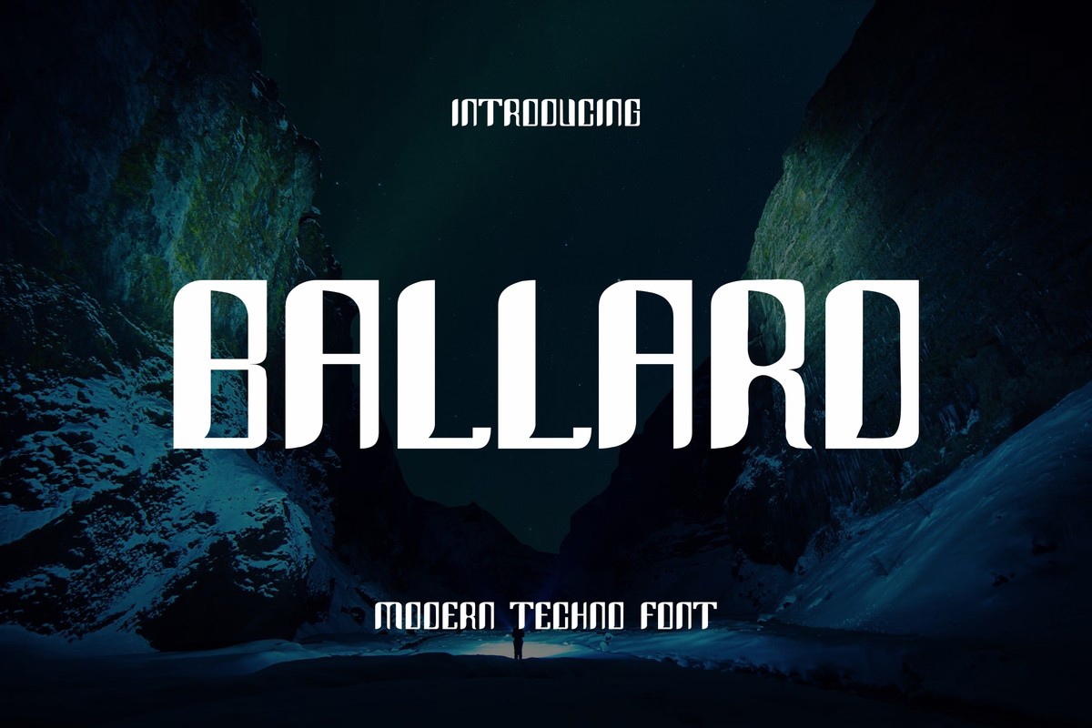 Schriftart Ballard