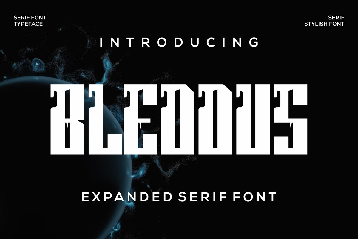 Schriftart Bleddus