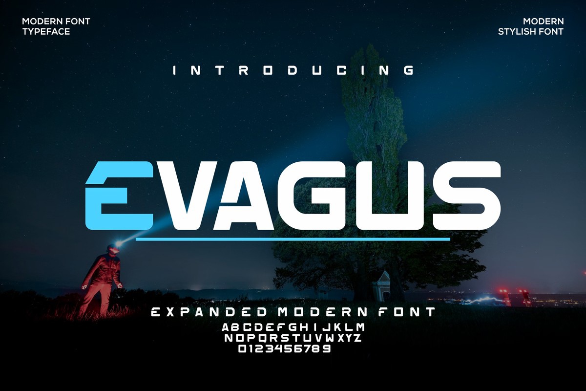 Schriftart Evagus