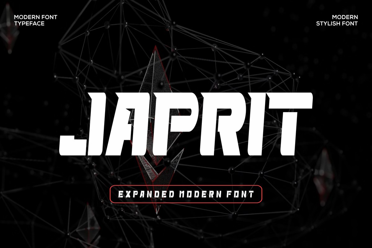 Schriftart Japrit