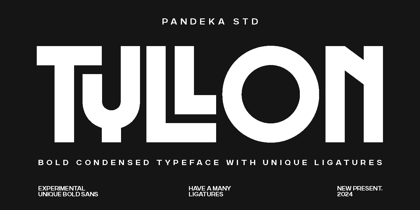 Schriftart Tyllon