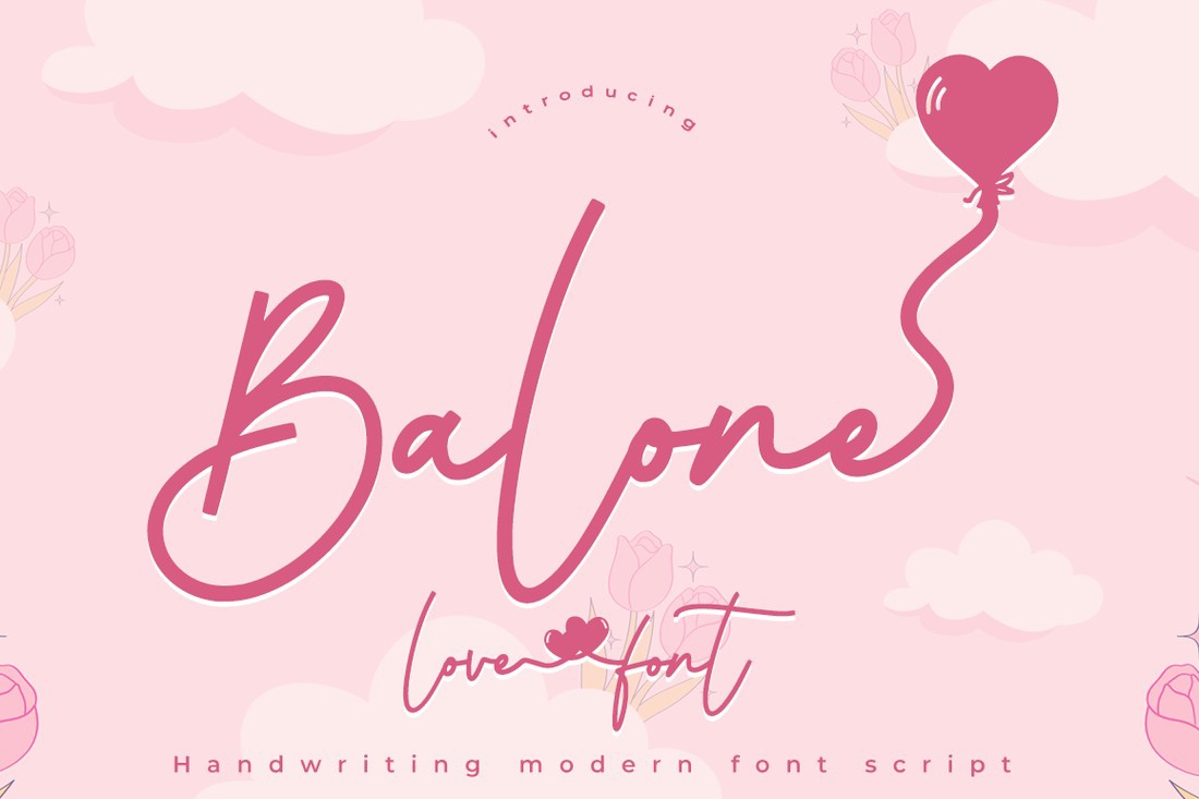 Schriftart Balone