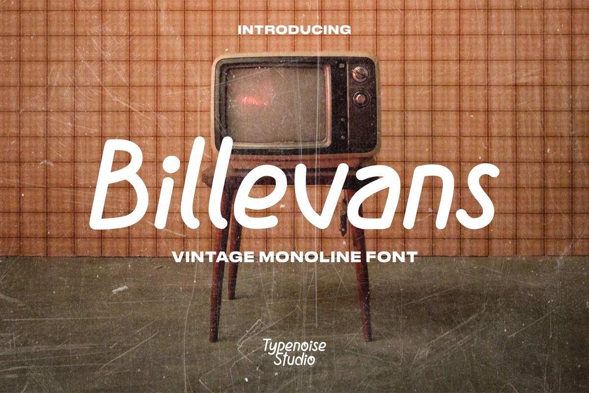 Schriftart Billevans