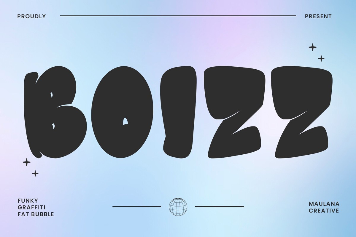 Schriftart Boizz