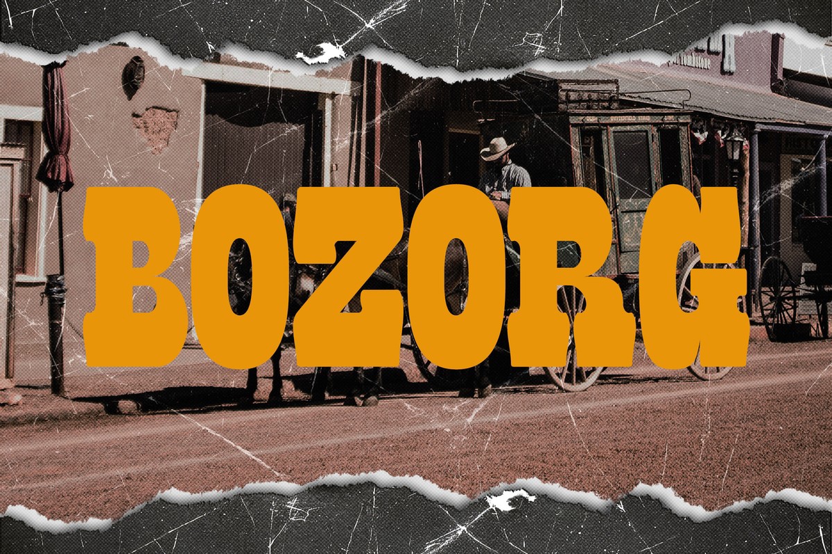 Schriftart Bozorg