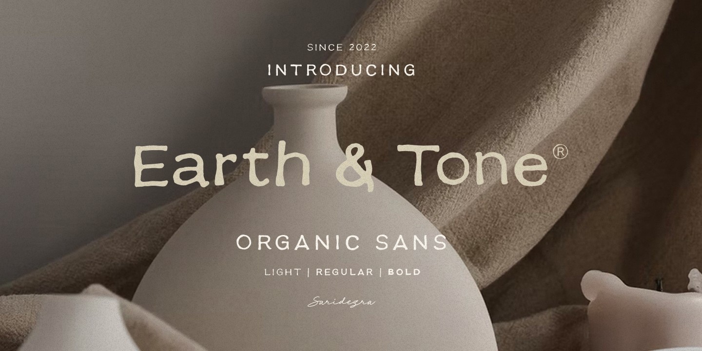 Schriftart Earth Tone