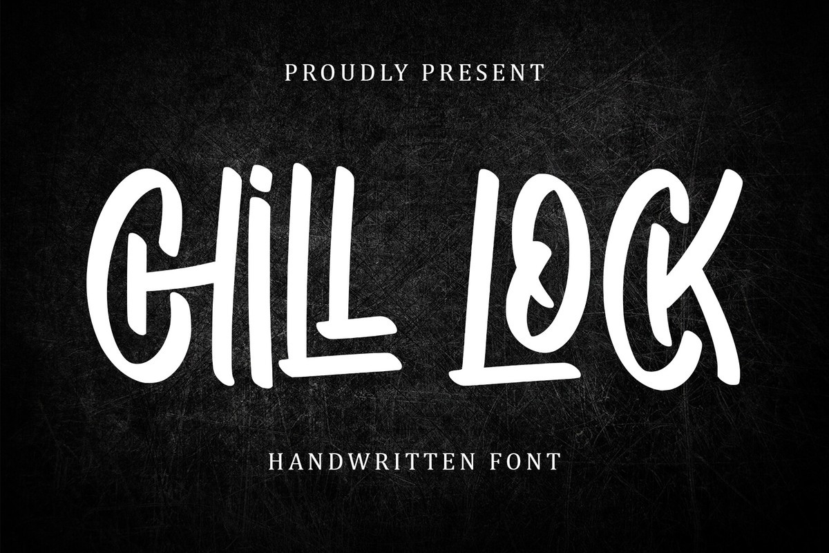 Schriftart Chill Lock