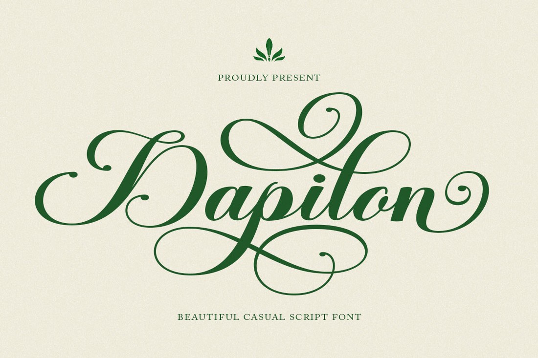 Schriftart Dapilon